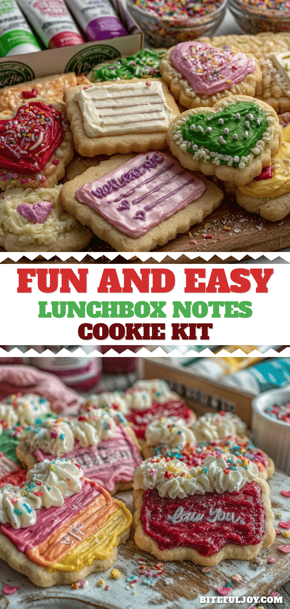 Easy Lunchbox Notes Cookie Decorating Kit recipe