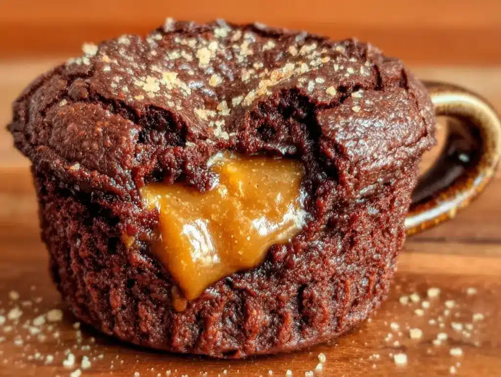 easy solo mug brownie - featured image