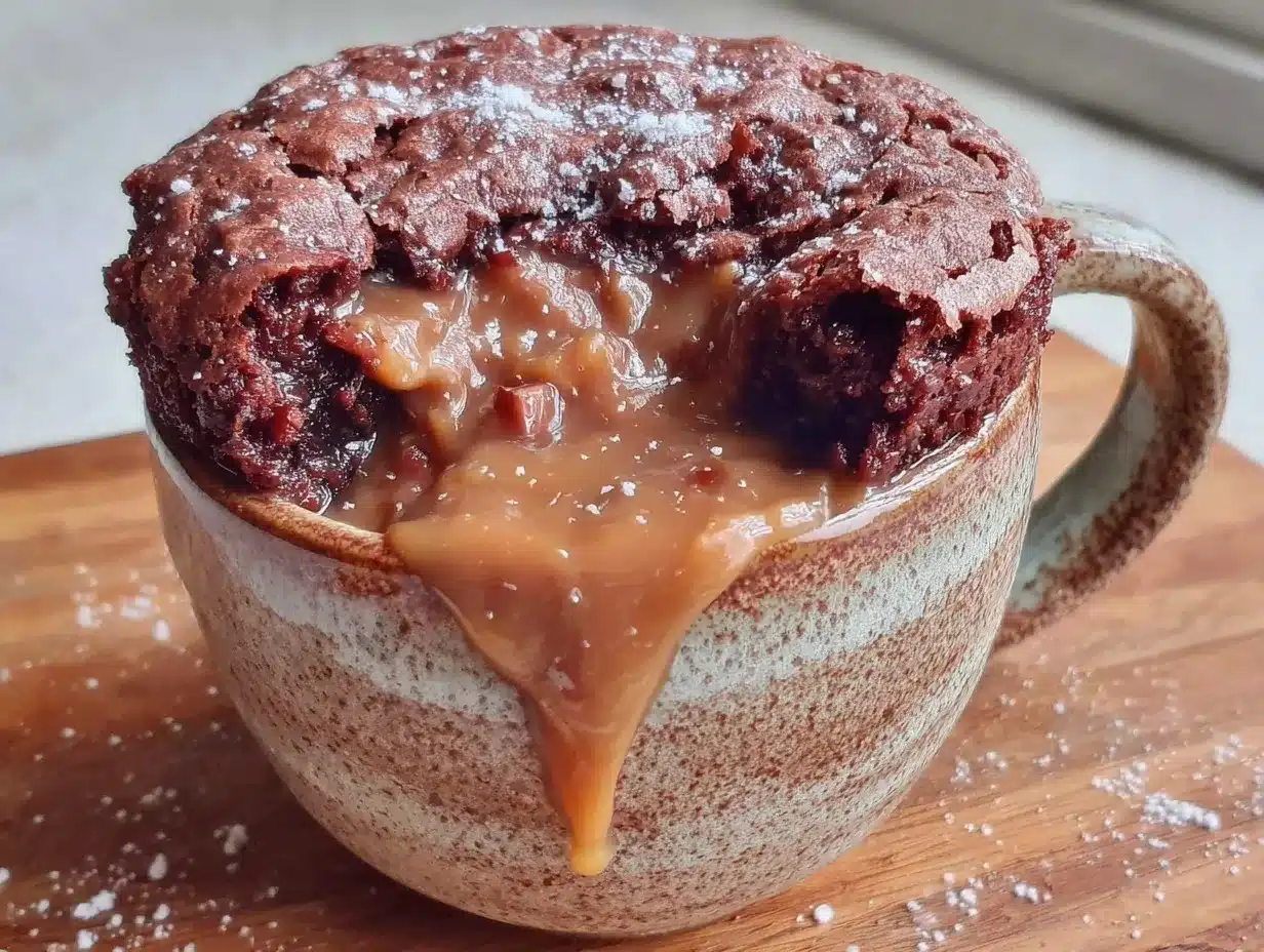 easy solo mug brownie preparation steps