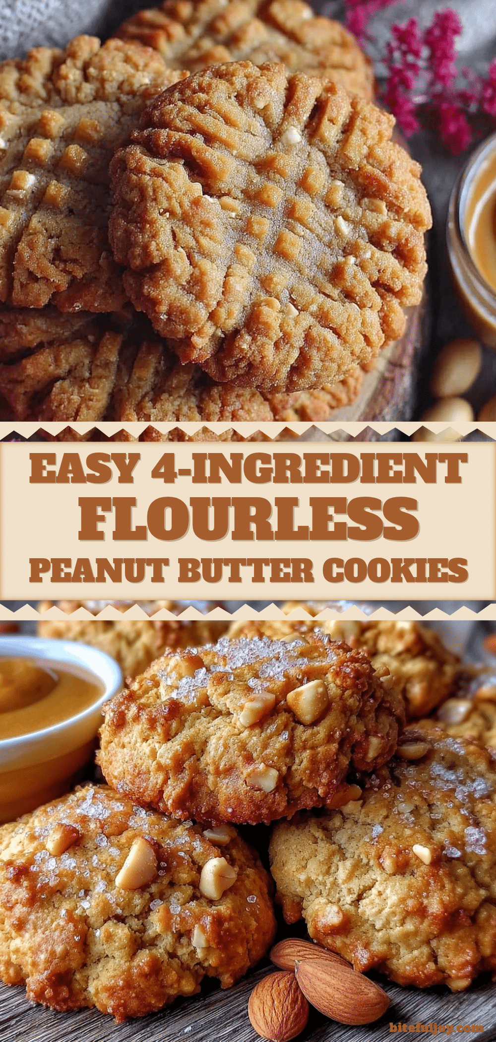 flourless peanut butter cookies recipe