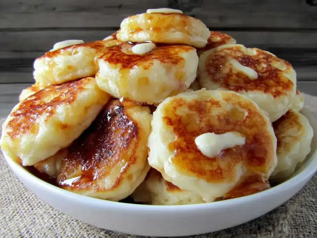 fluffy pancake cereal bowl - featured image