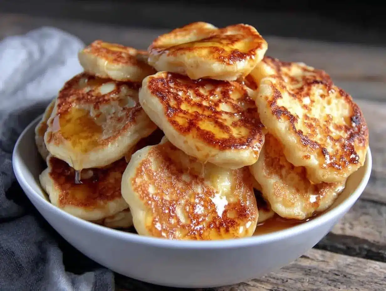 fluffy pancake cereal bowl preparation steps
