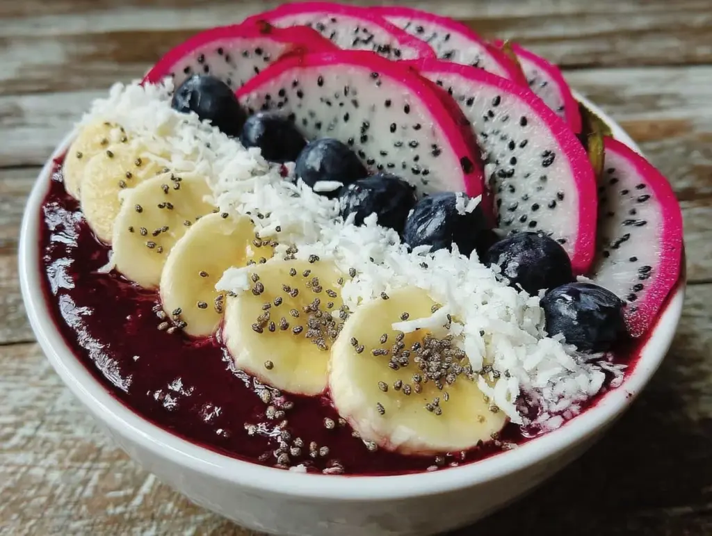 fresh acai bowl recipe - featured image