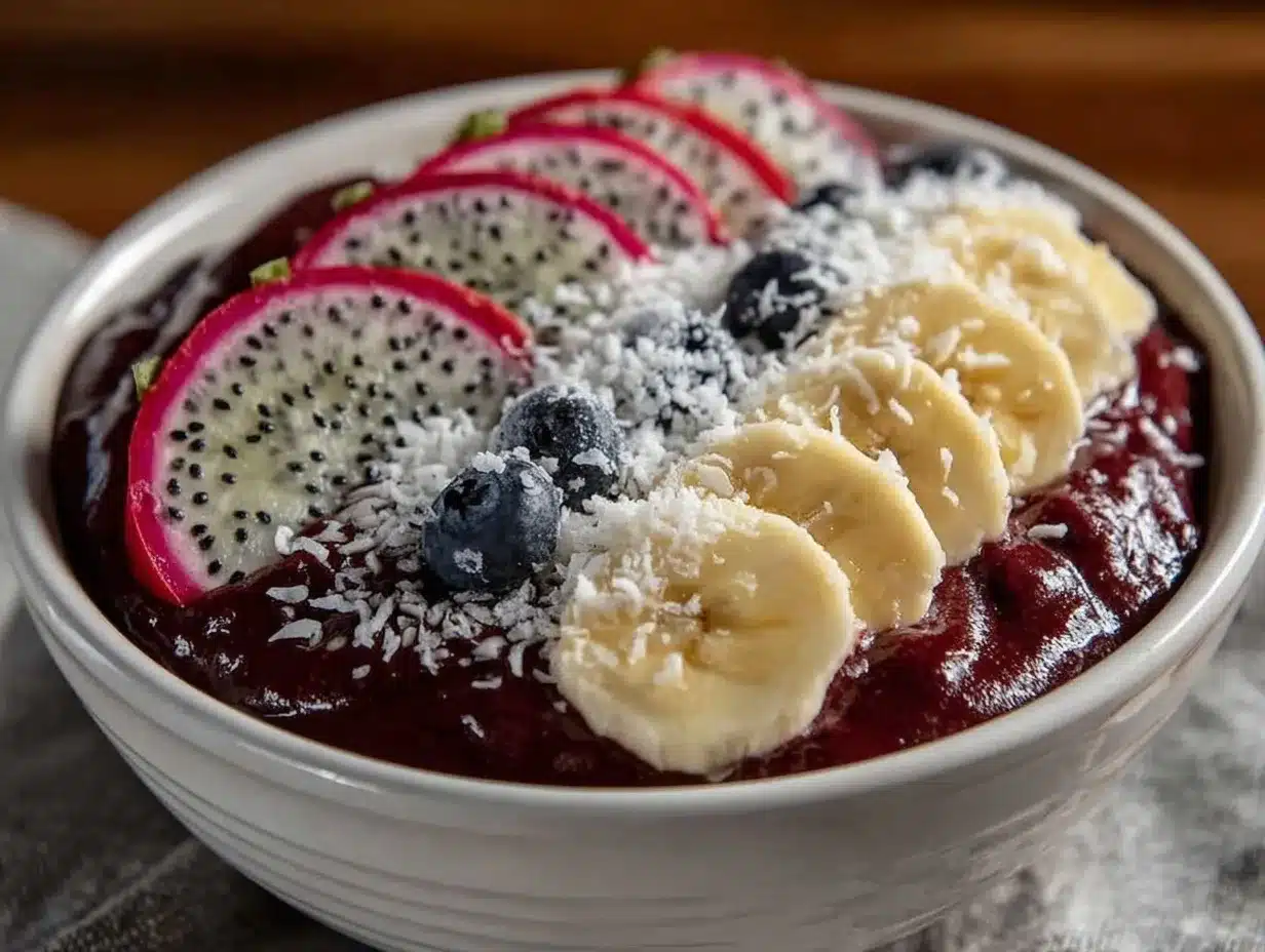 fresh acai bowl recipe preparation steps