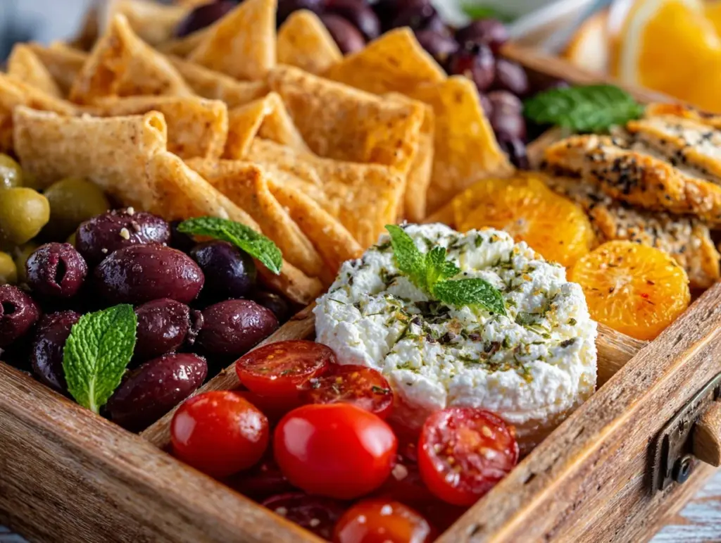 fresh beach day snack board - featured image