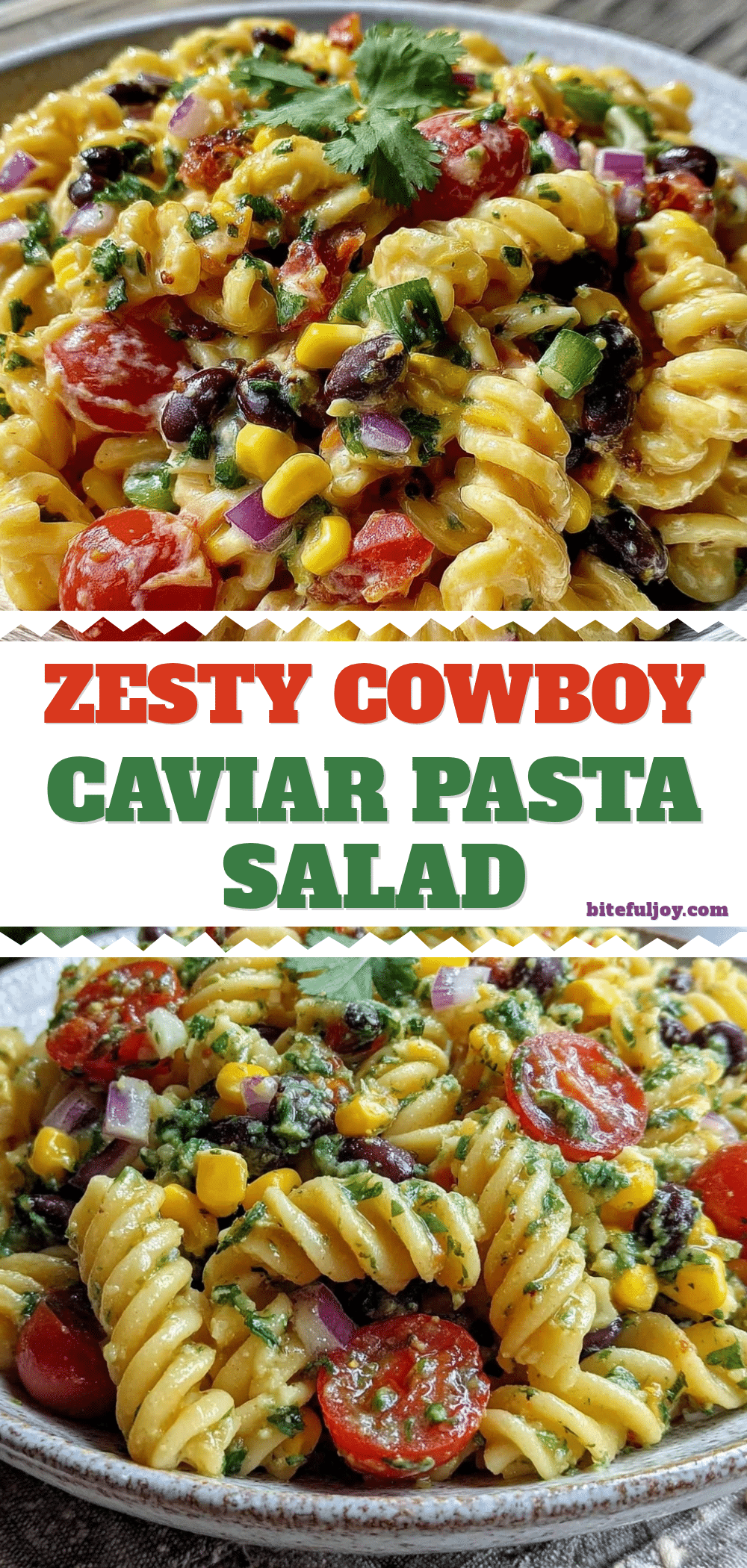 fresh cowboy caviar pasta salad recipe