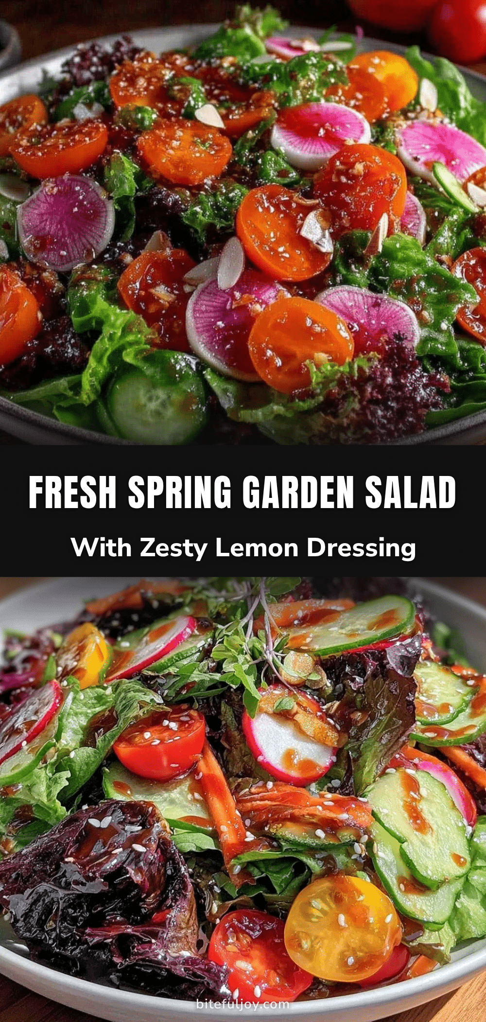 fresh spring garden salad recipe