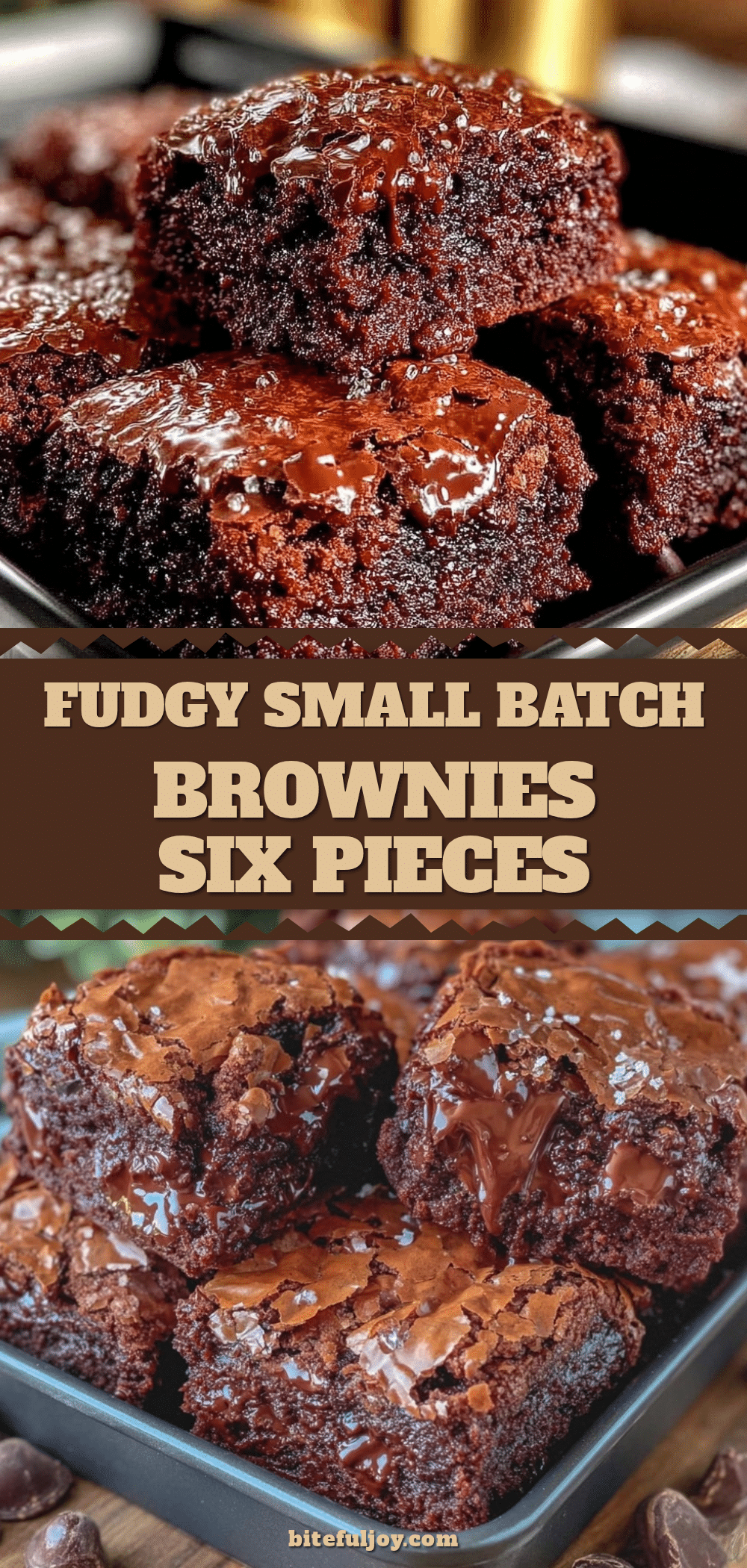 fudgy small batch brownies recipe
