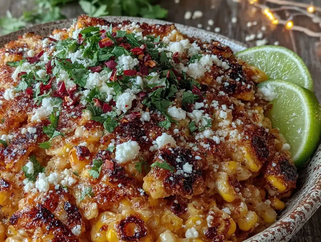 grilled corn elote dip preparation steps