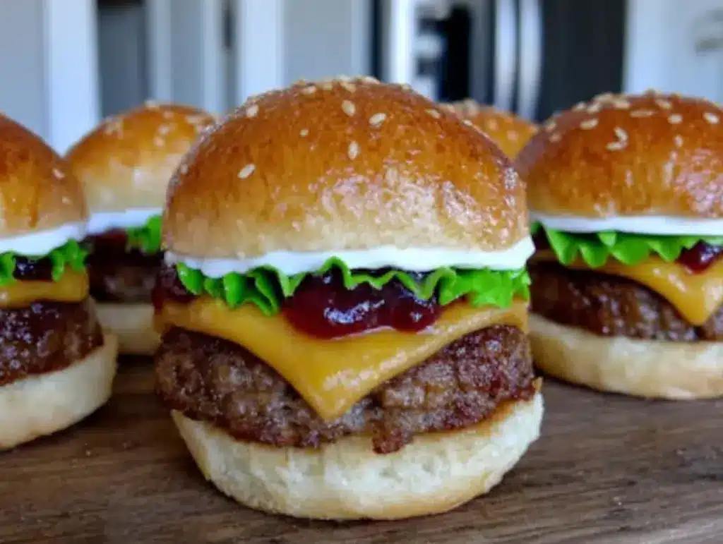 hamburger cupcakes - featured image
