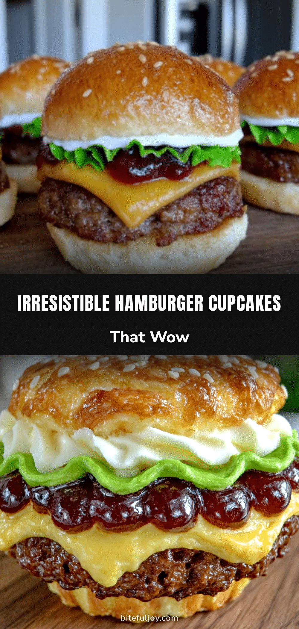 hamburger cupcakes recipe