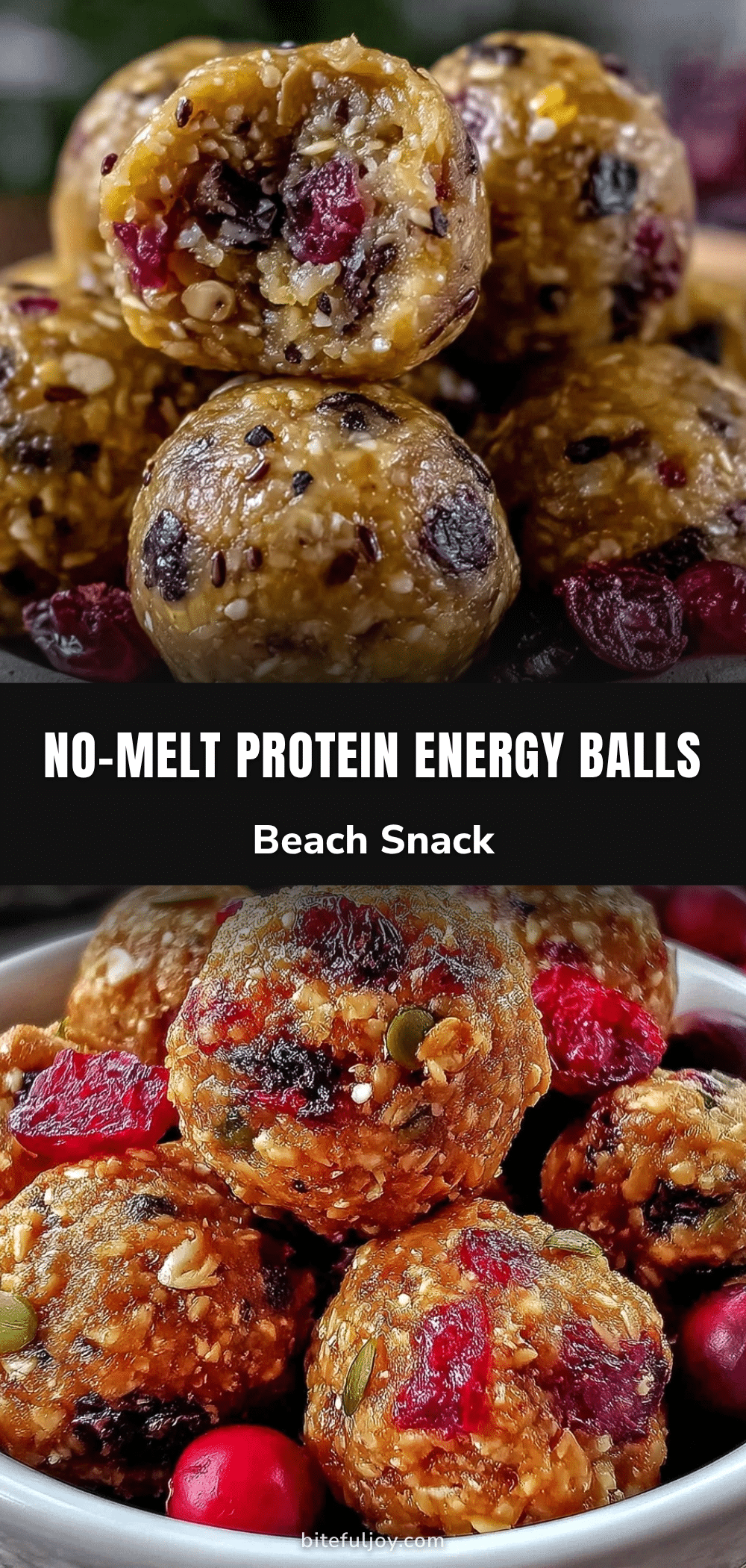 healthy no-melt protein energy balls recipe