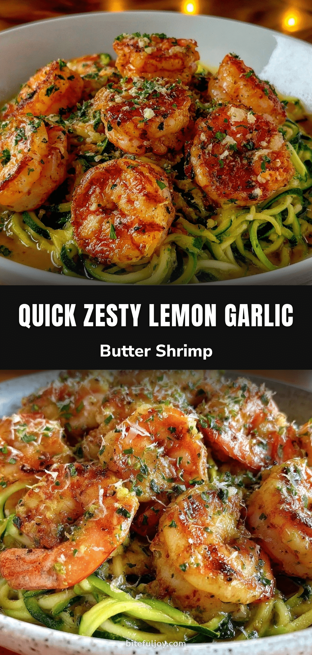 lemon garlic butter shrimp recipe