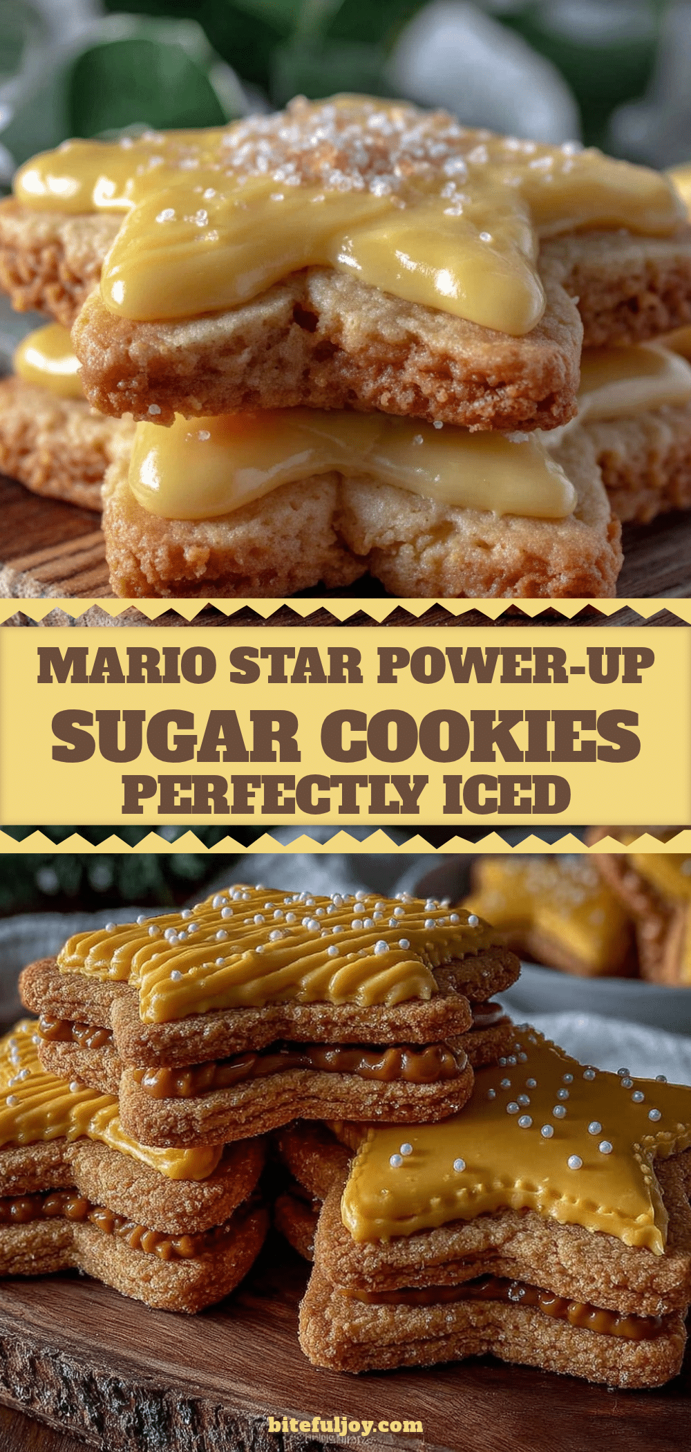 mario star power-up sugar cookies recipe