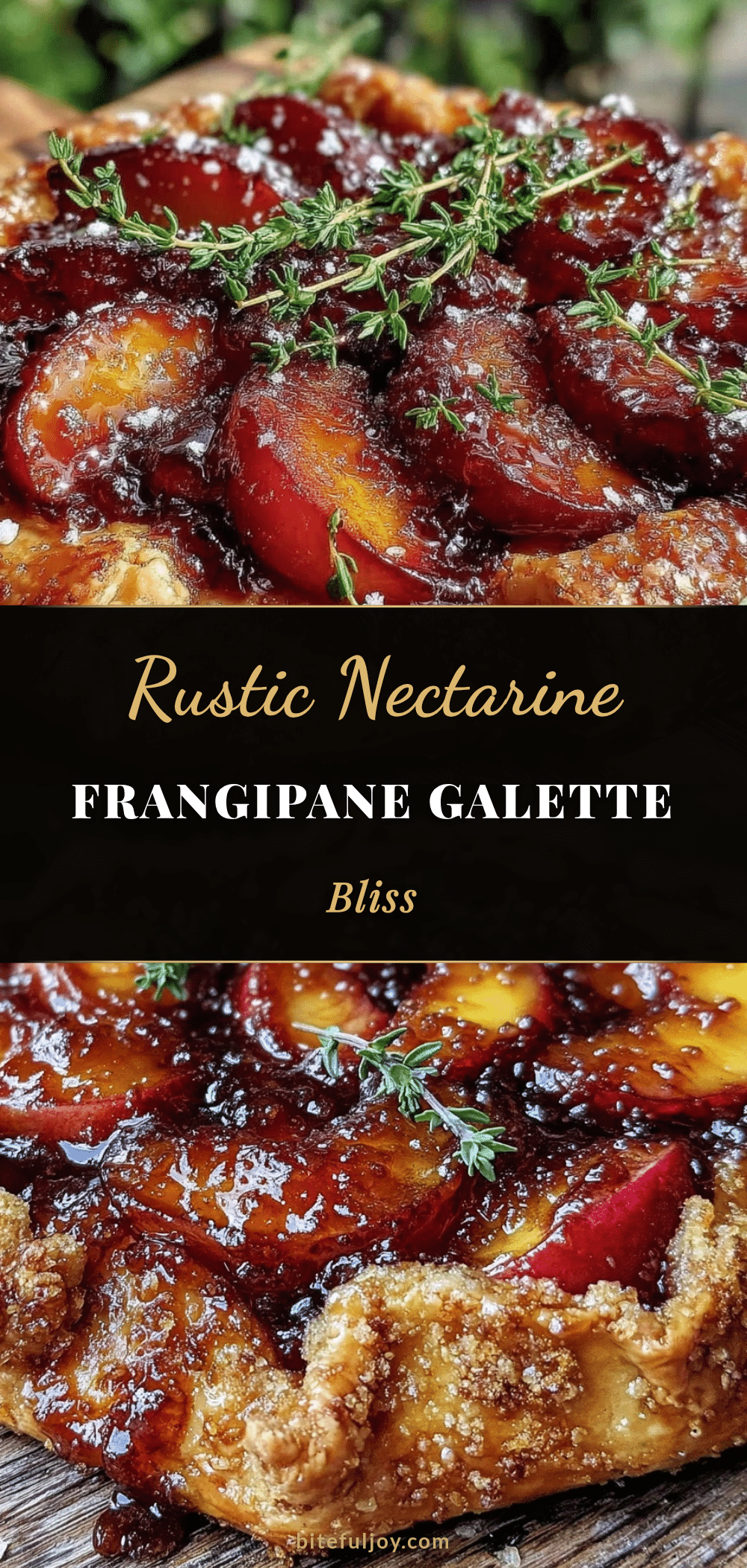 nectarine frangipane rustic galette recipe