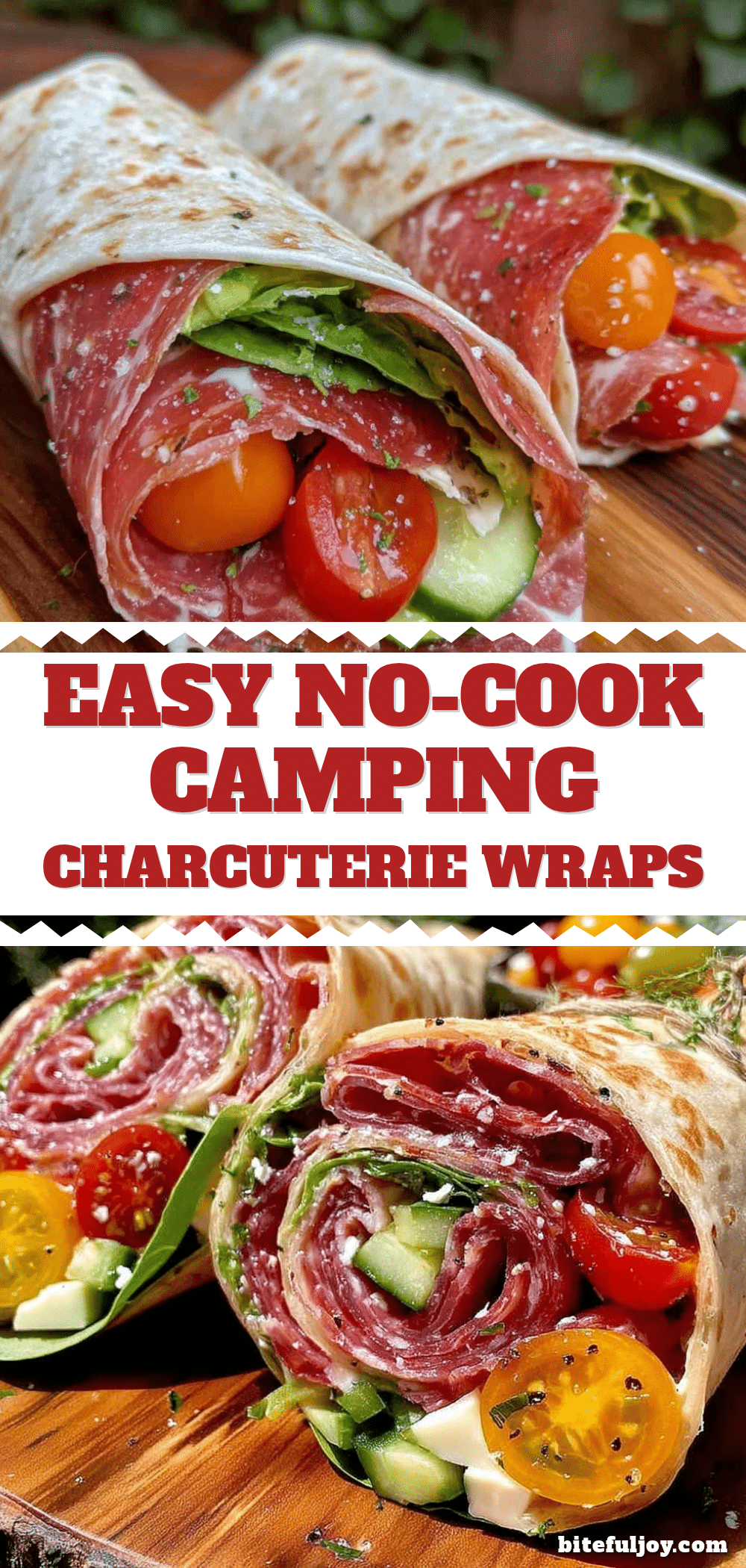 no cook camping charcuterie wrap roll ups recipe