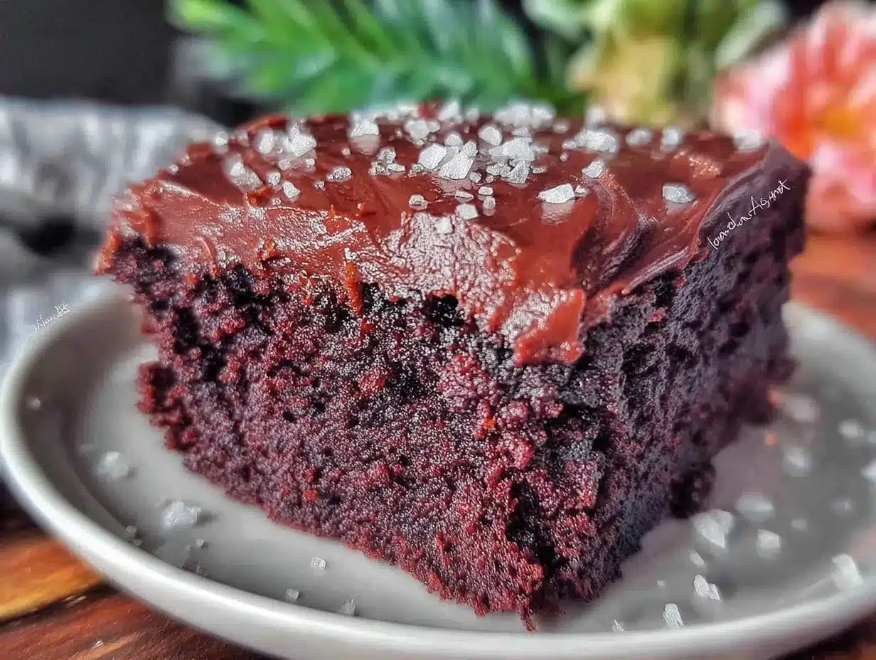 no-mixer chocolate cake recipe preparation steps