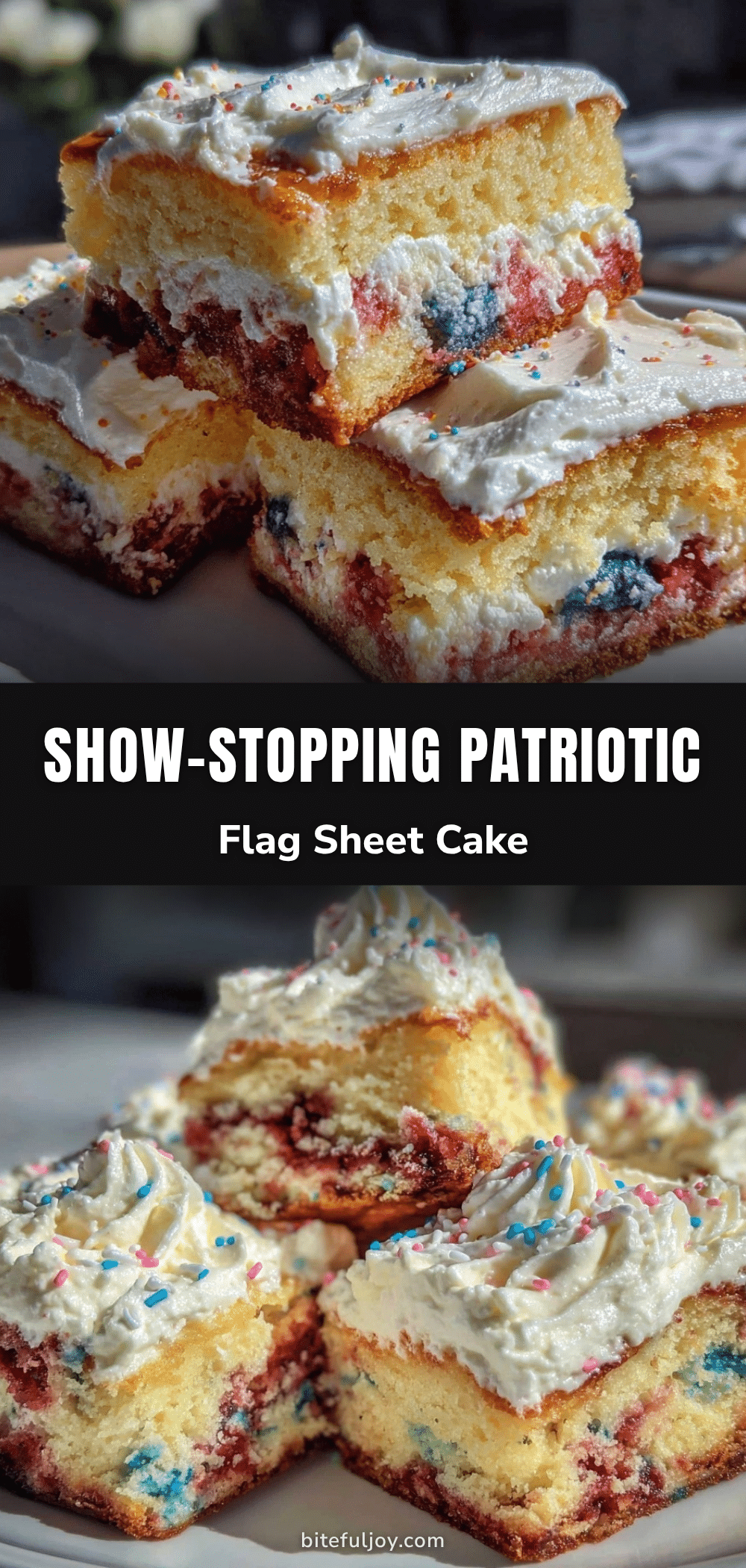 patriotic flag sheet cake recipe
