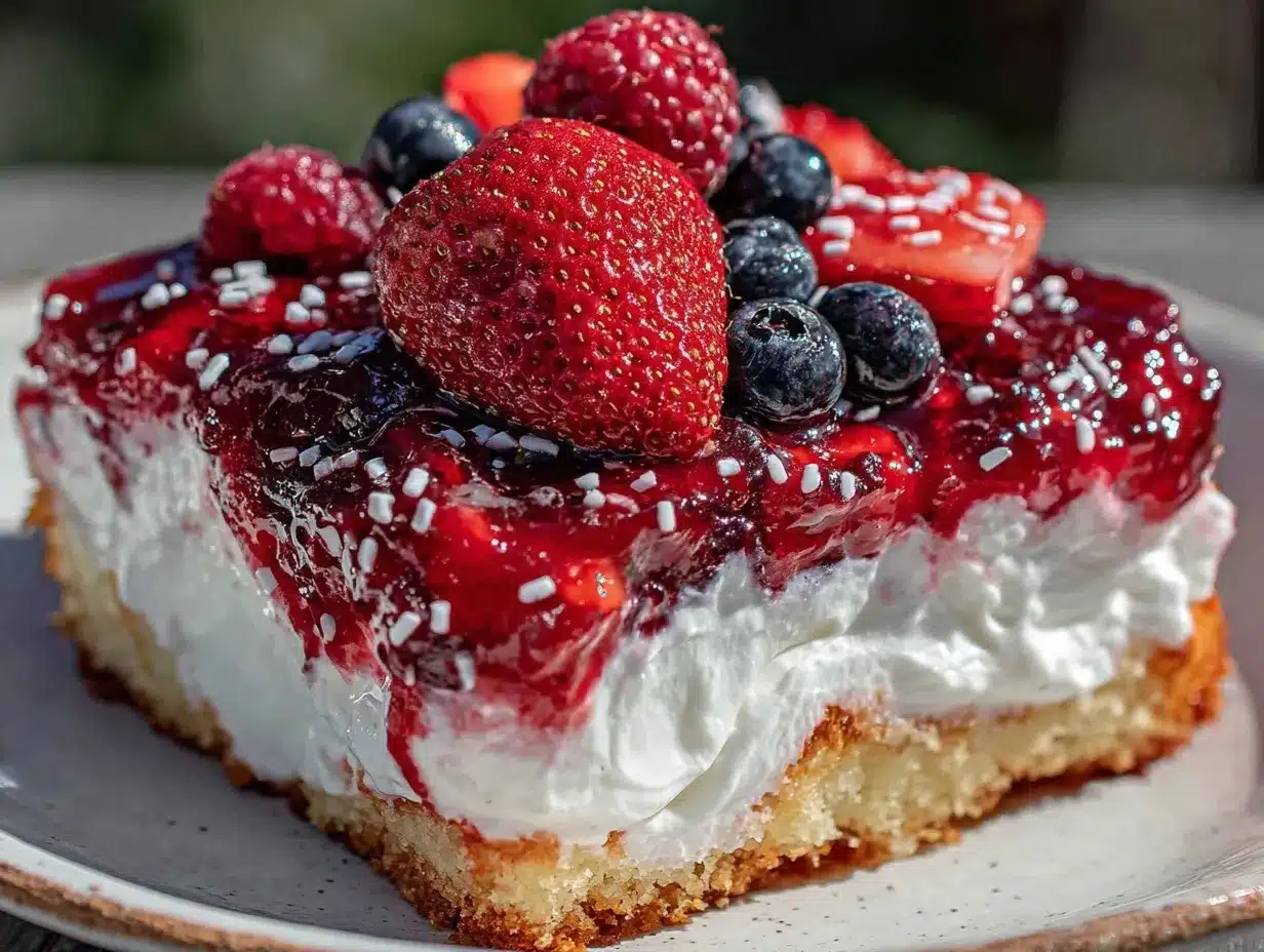 patriotic jello poke cake preparation steps