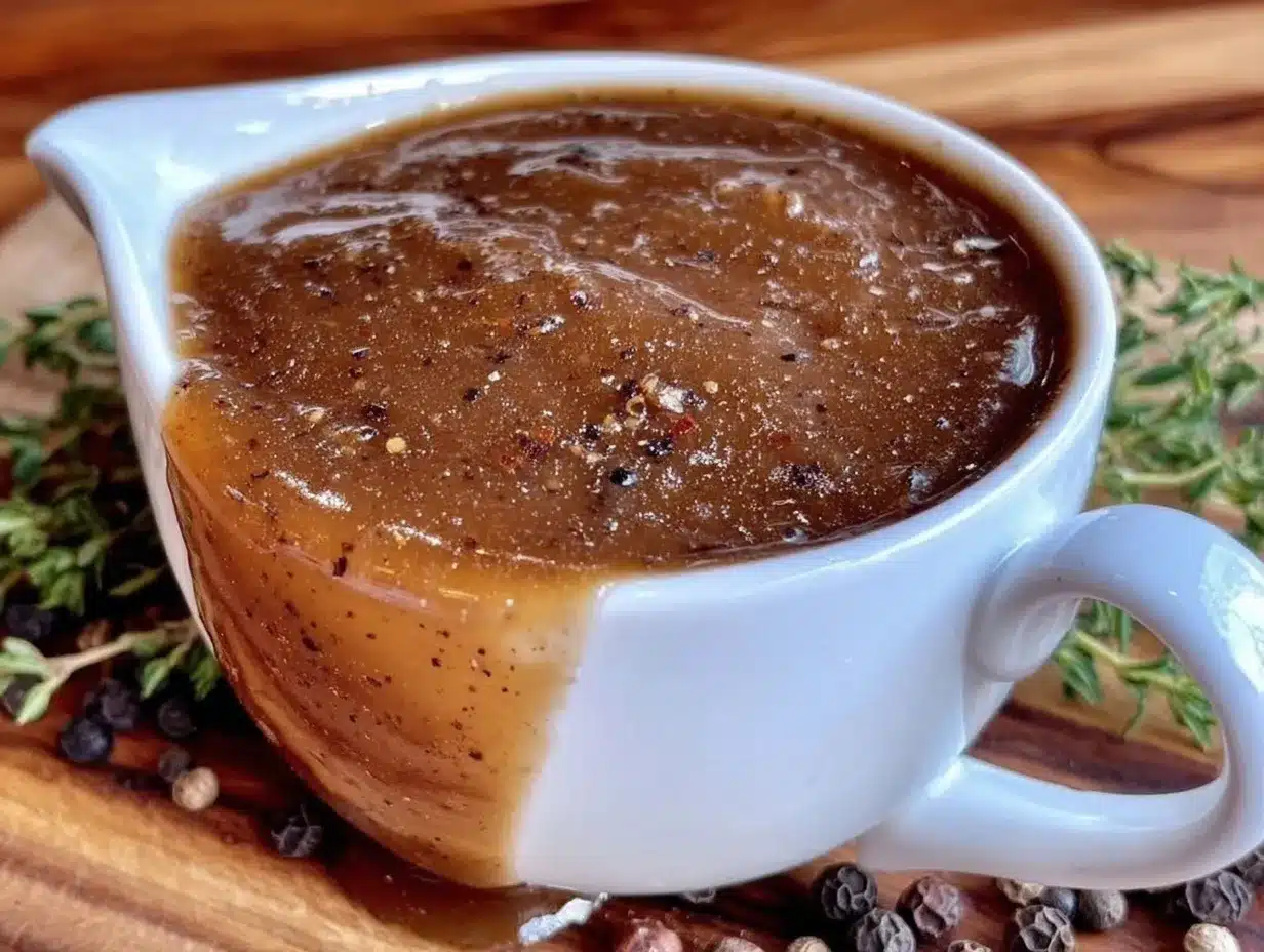 perfect thick gravy recipe preparation steps