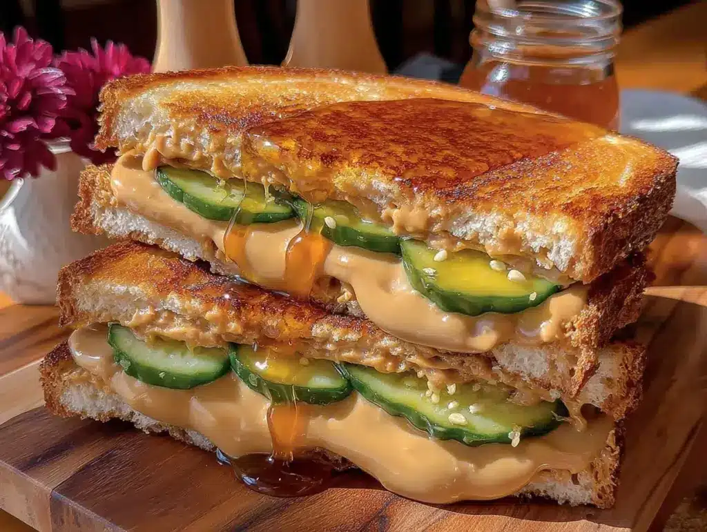 pickle peanut butter sandwich - featured image