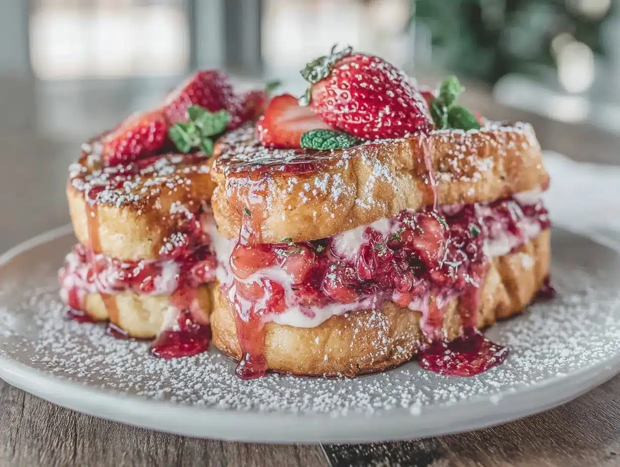 pop-tart stuffed french toast preparation steps