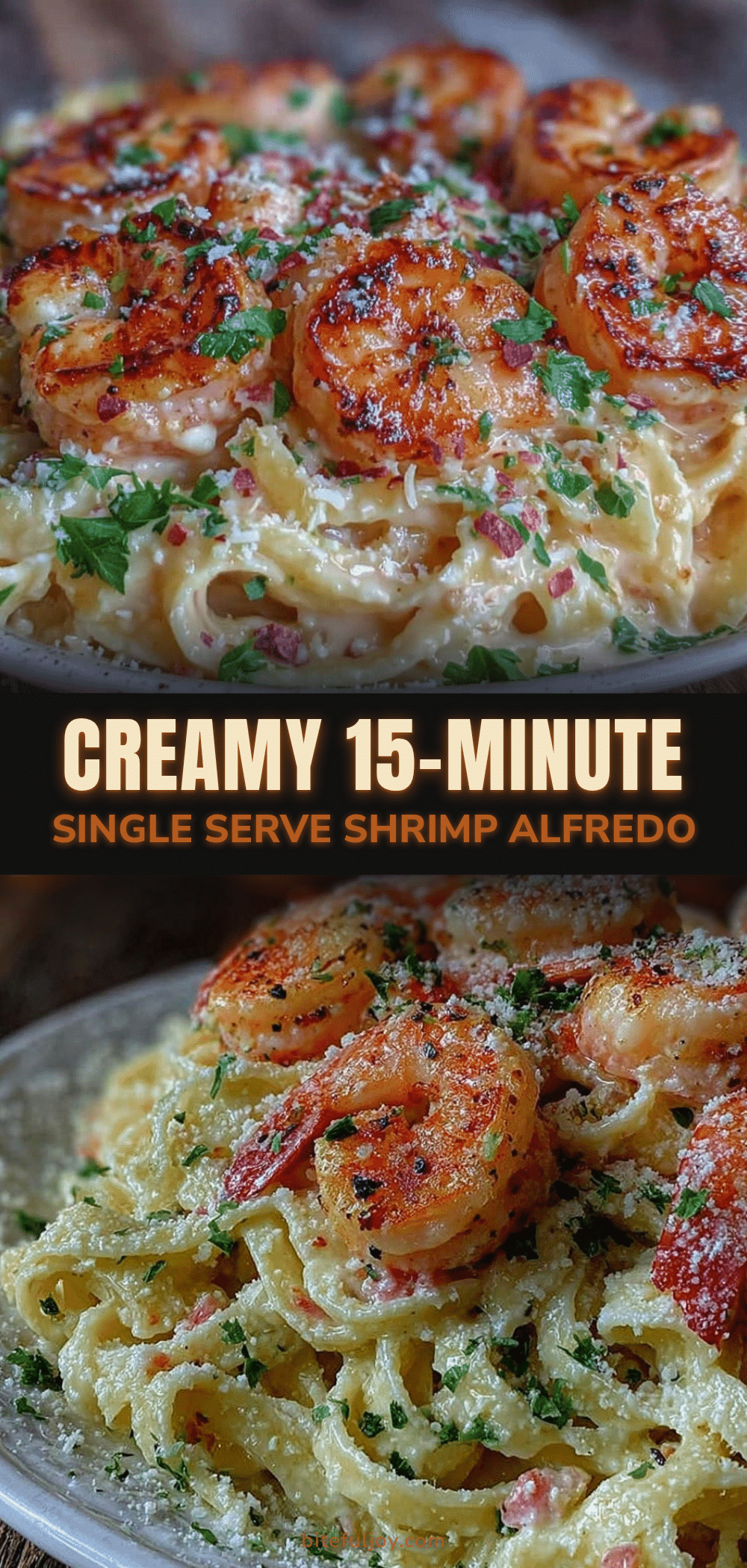 quick single serve shrimp alfredo pasta recipe recipe