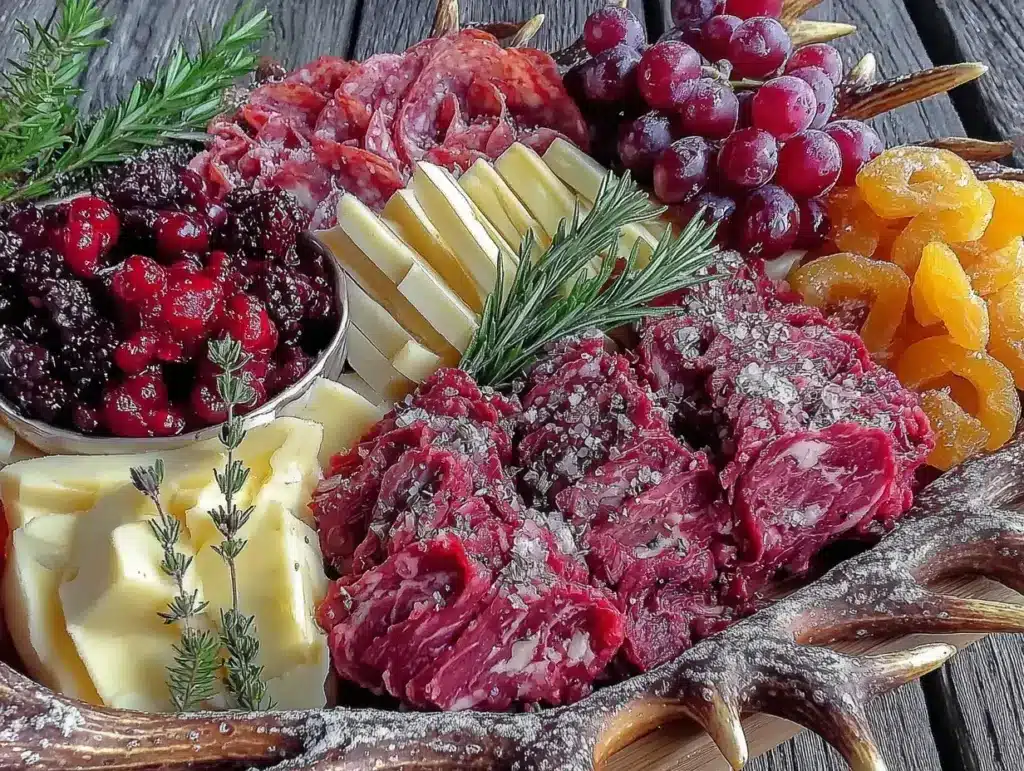 reindeer charcuterie board - featured image