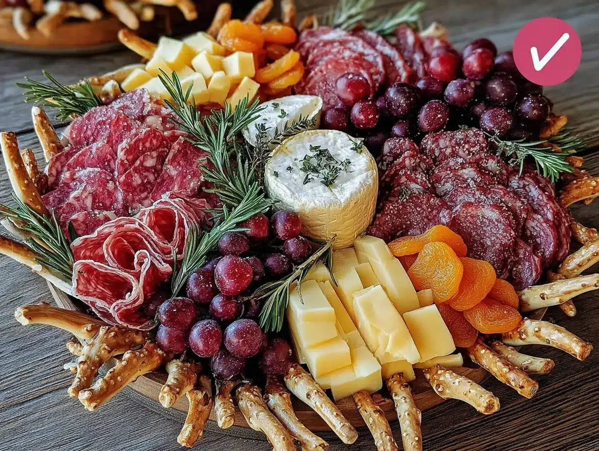 reindeer charcuterie board preparation steps