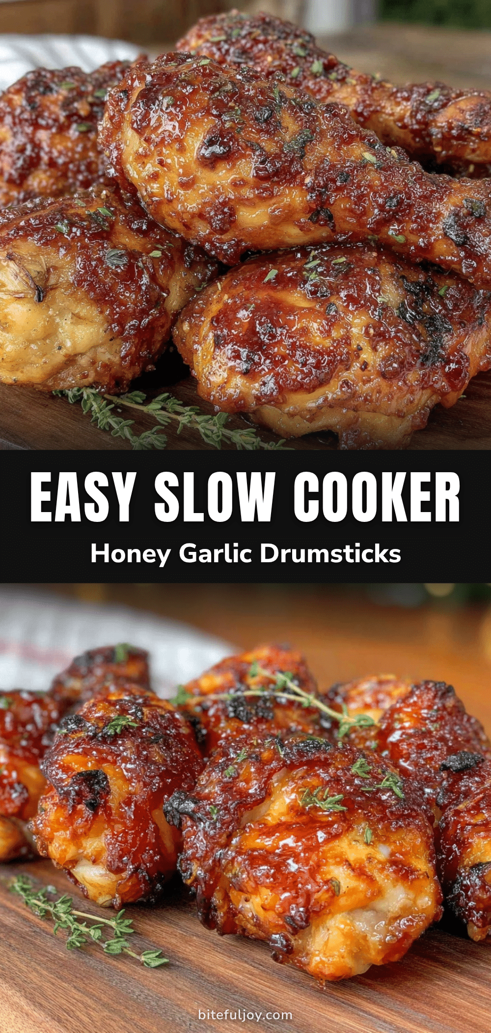 slow cooker honey garlic chicken drumsticks recipe