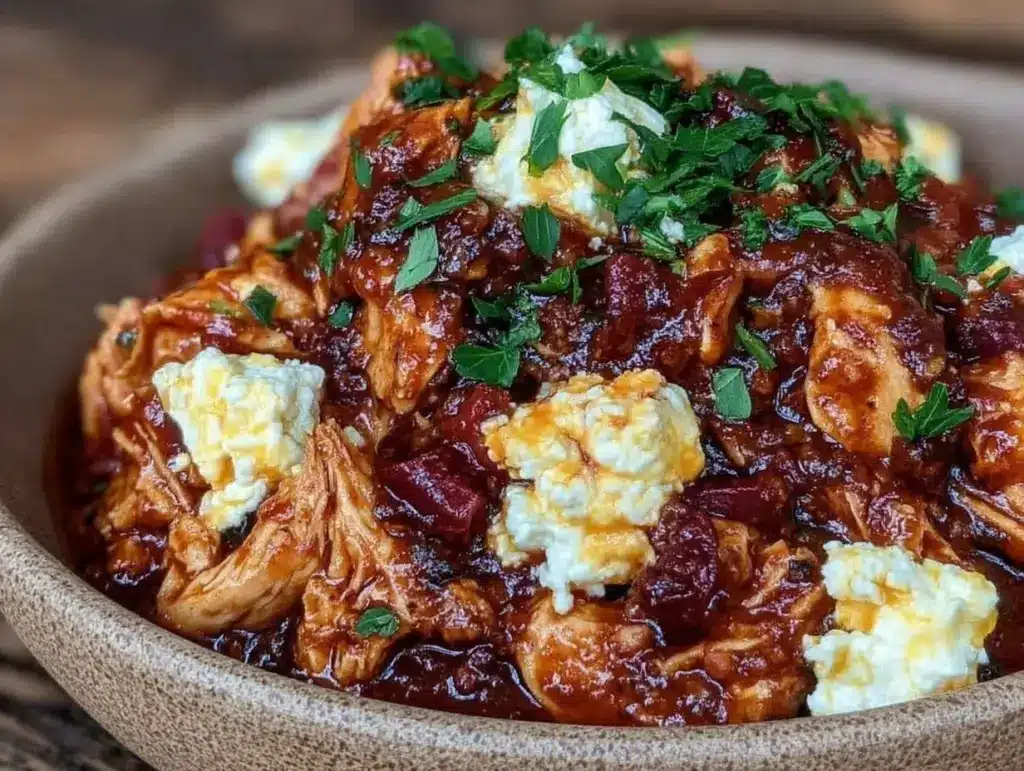 slow cooker salsa chicken - featured image