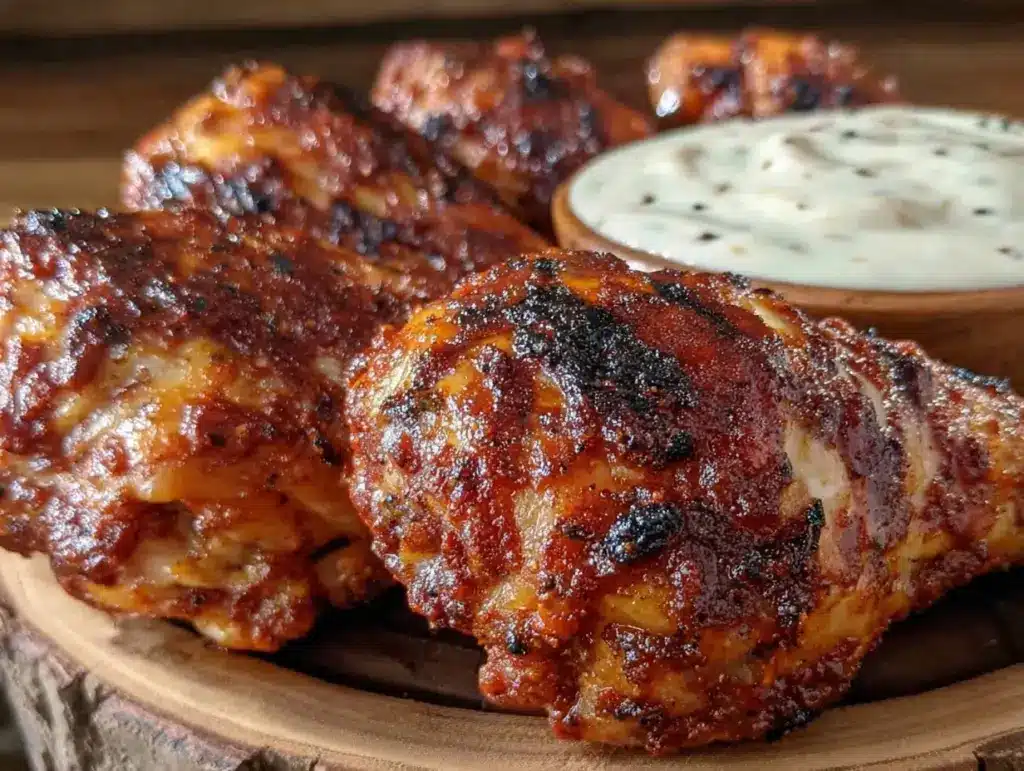 smoked paprika chicken drumsticks - featured image