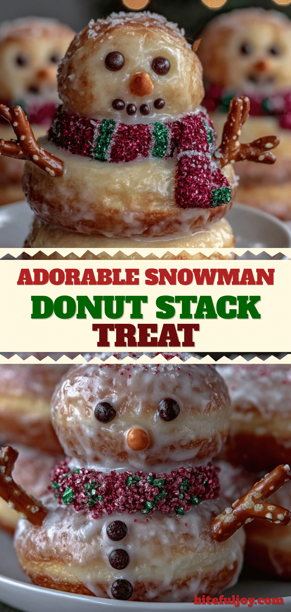 snowman donut stack recipe recipe