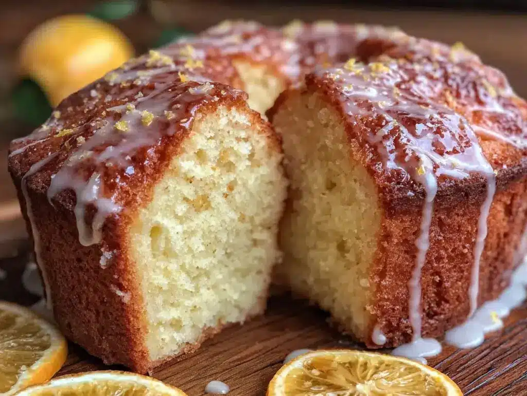 sour cream pound cake - featured image