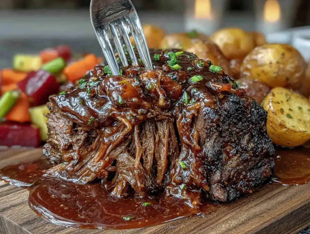 tender melt-in-your-mouth pot roast recipe preparation steps