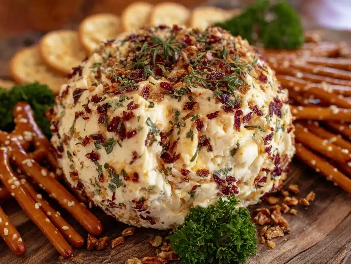 turkey shaped cheese ball preparation steps