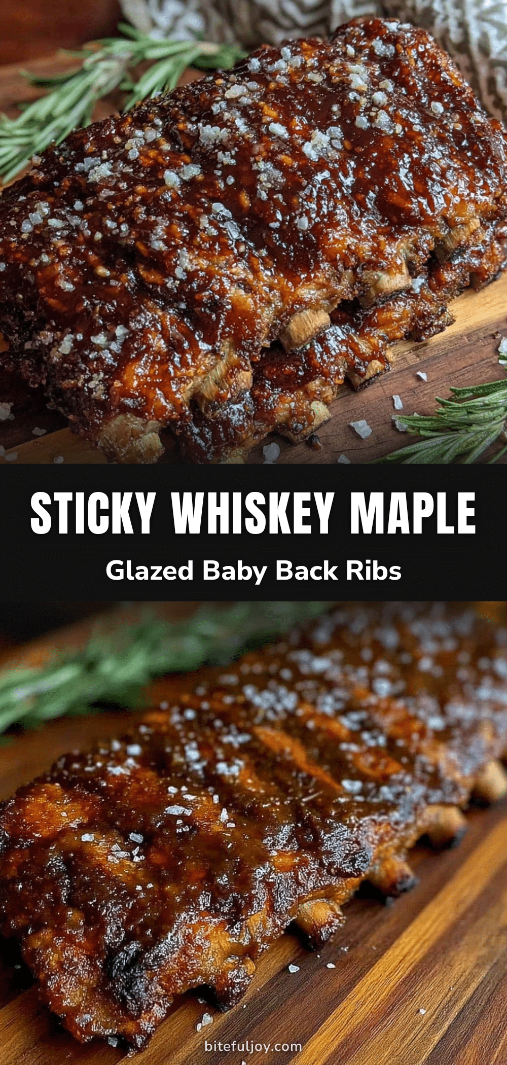 whiskey maple glazed baby back ribs recipe