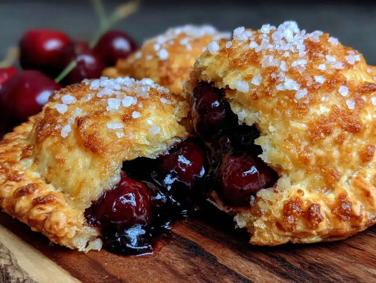 amaretto cherry hand pies preparation steps