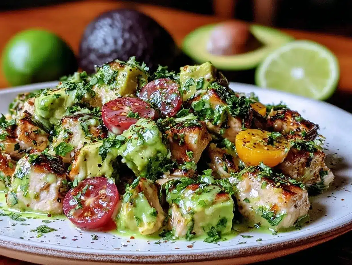 avocado chicken salad preparation steps