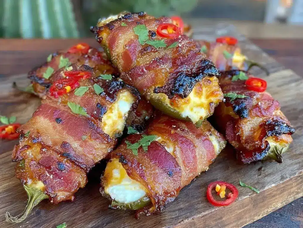 bacon-wrapped jalapeño poppers - featured image