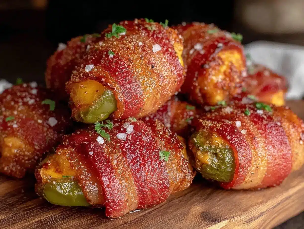 bacon-wrapped jalapeño poppers air fryer preparation steps