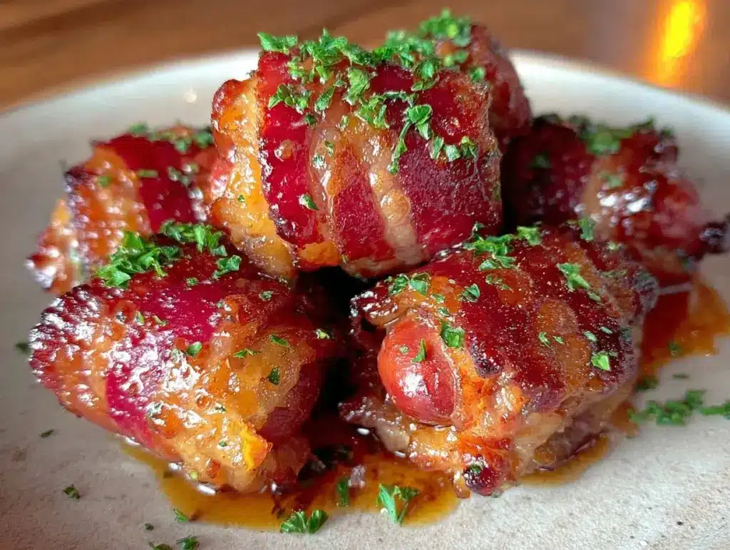 bacon-wrapped little smokies - featured image