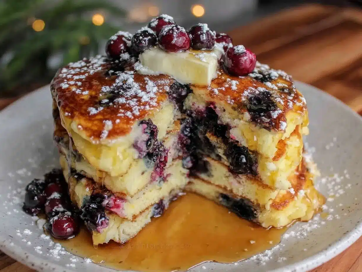 blueberry buttermilk pancakes preparation steps