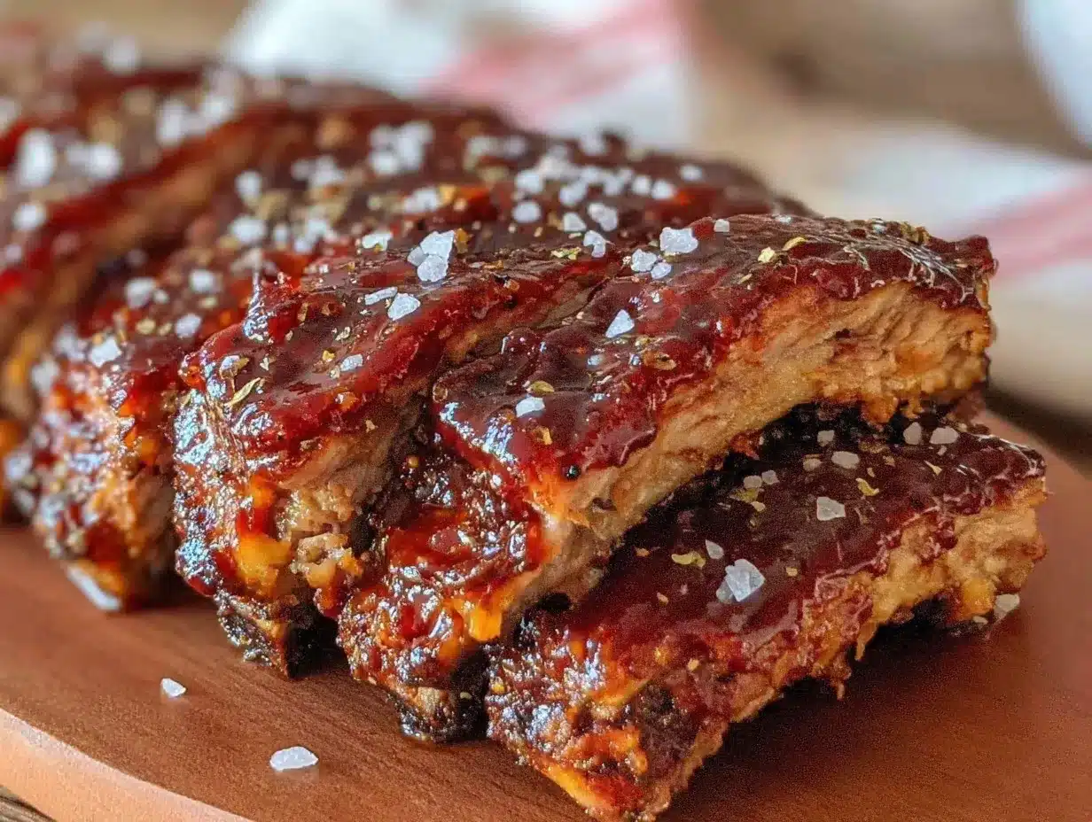 brown sugar bourbon glazed ribs preparation steps