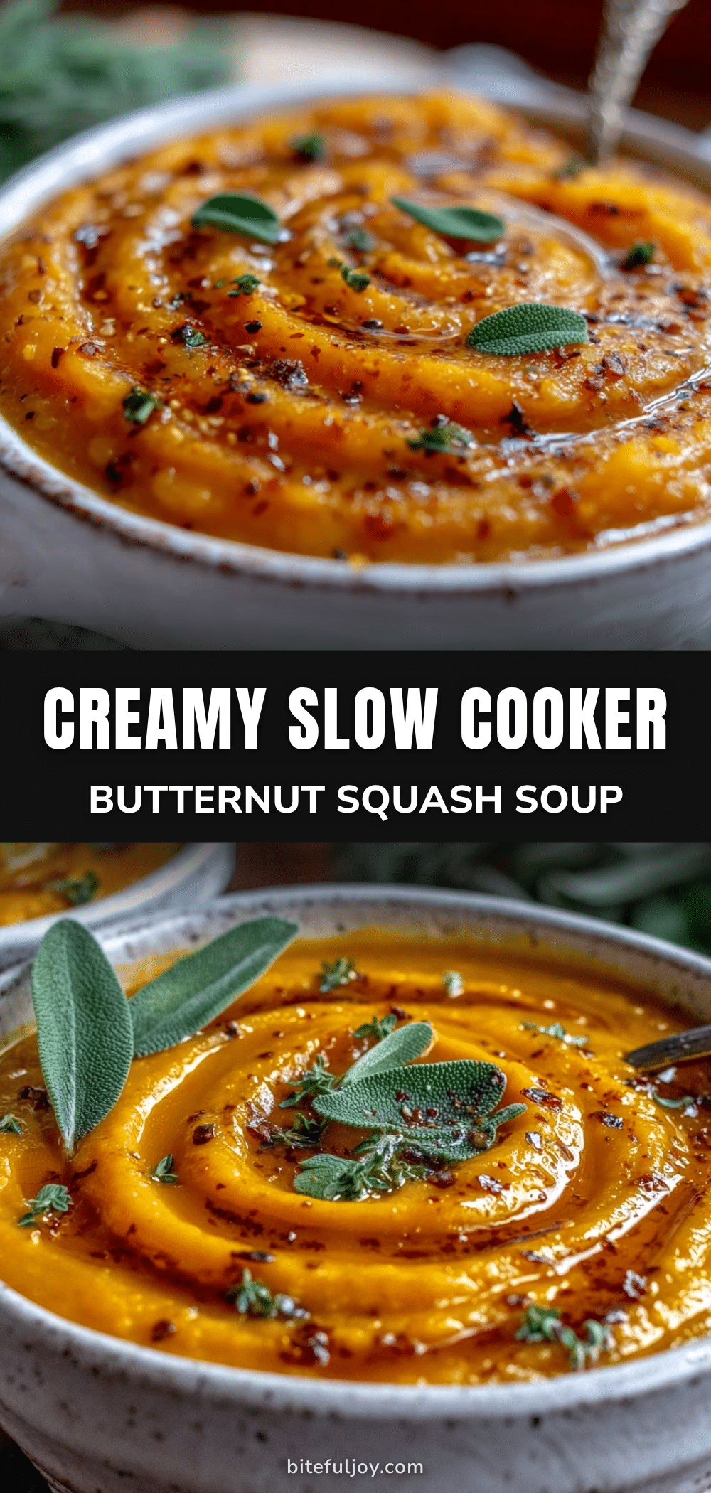 creamy butternut squash soup recipe