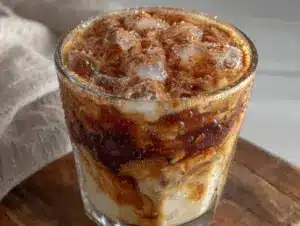 creamy copycat Starbucks iced brown sugar oat milk shaken espresso - featured image