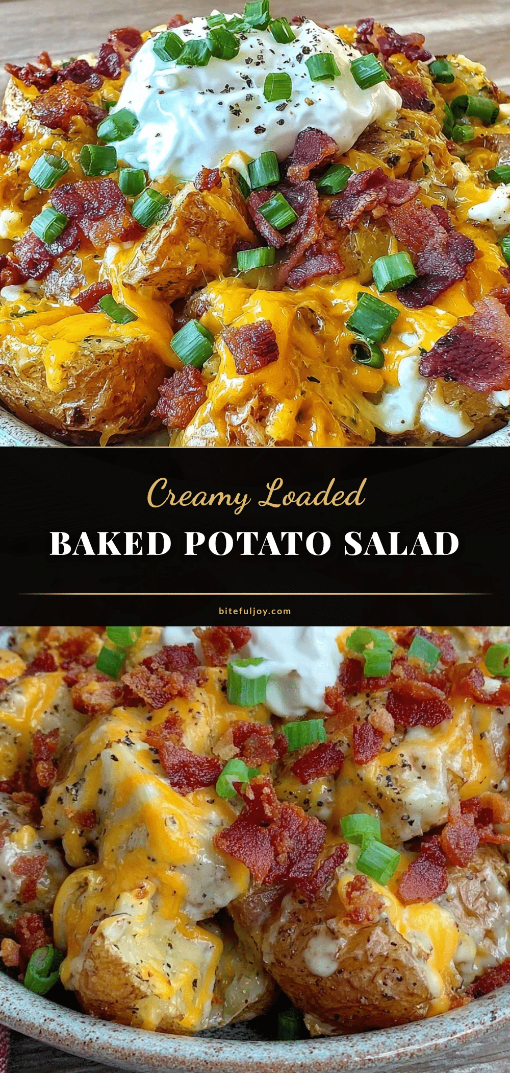 creamy loaded baked potato salad recipe