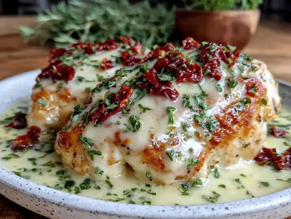 creamy marry me chicken - featured image