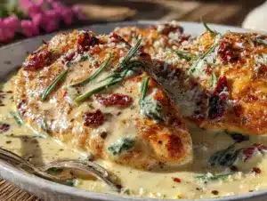 creamy tuscan chicken delight - featured image
