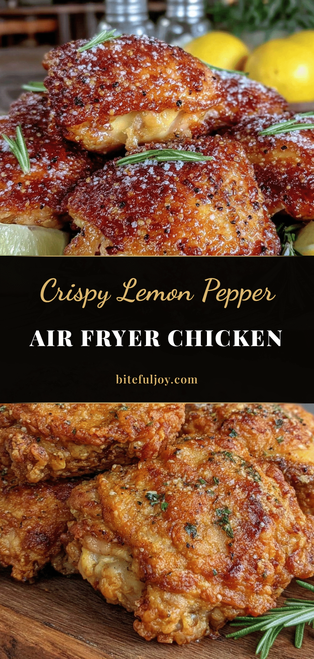 crispy air fryer chicken thighs recipe